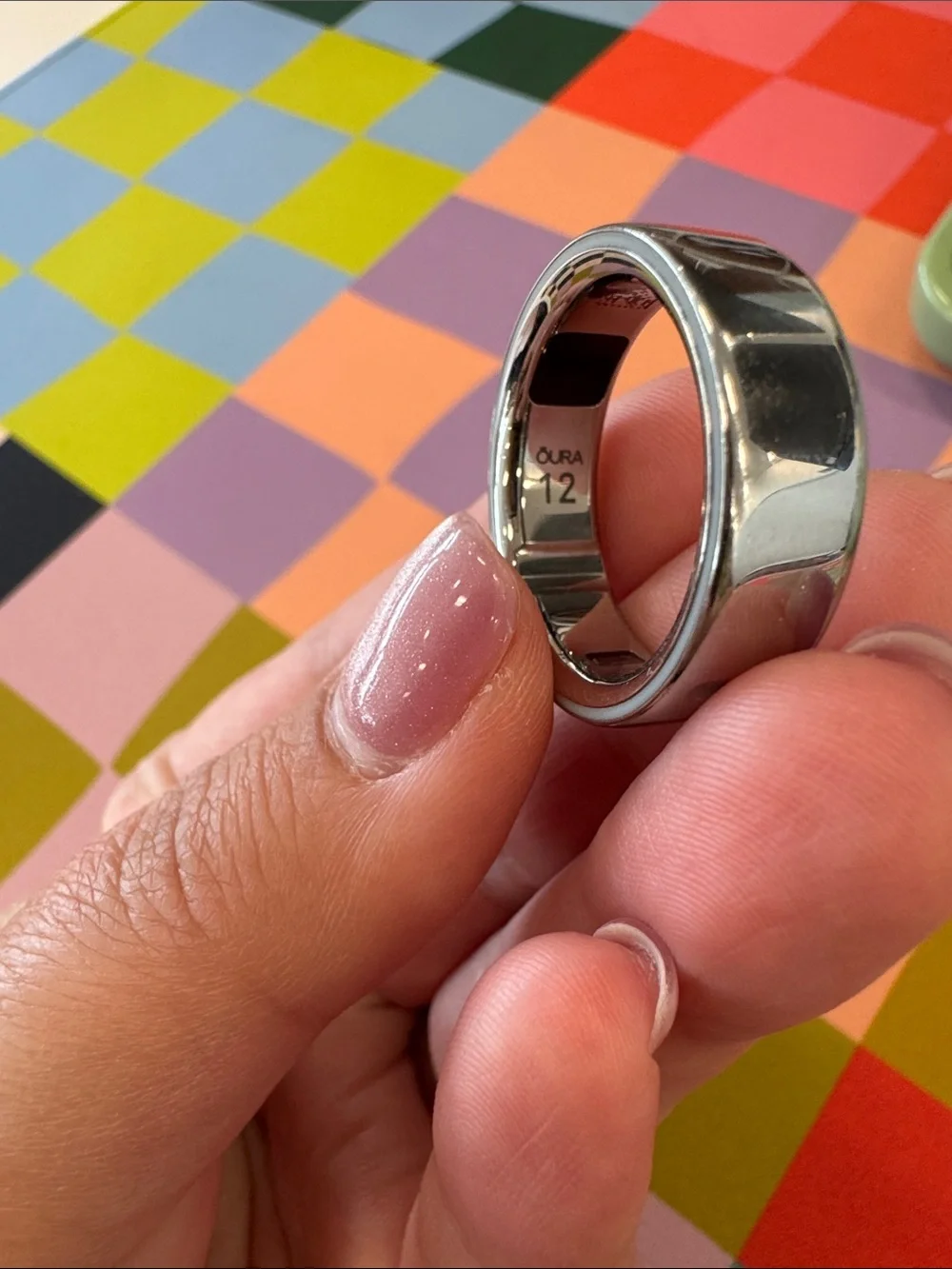 Smart Fitness Ring - Polished Silver Wearable